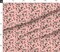 Hearts Bat Bats Flowers Halloween Wildlife Floral Pink Nature Red Background Custom Printed Fabric by Spoonflower Various Fabrics by the Yard or Fat Quarter